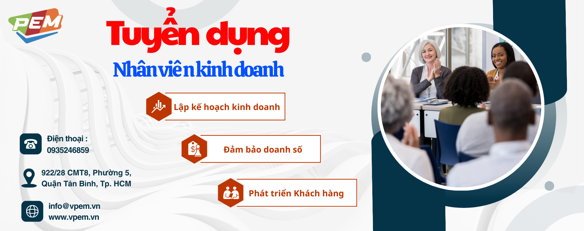 Tuyển dụng NV Kinh DOanh